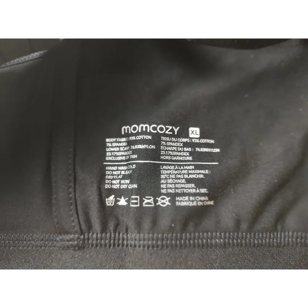 Momcozy The Original Basic Pumping Nursing Bra Black XL